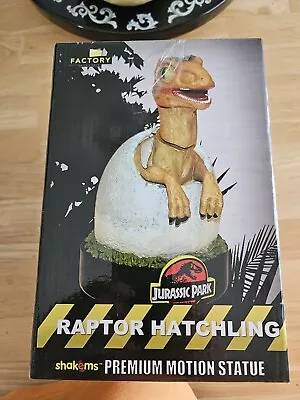 Factory Entertainment Jurassic Park Raptor Hatch Ring Bobbing Head Figure NEW • $65