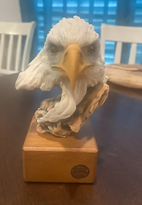 Bald Eagle Head Sculpture Mill Creek Studios Above Reproach Signed 14006 Vtg • $39.75