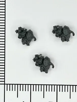 Warhammer 40k Adepus Mechanicus Kataphron Battle Servitors 3x Heads A (BITS) • £1.90