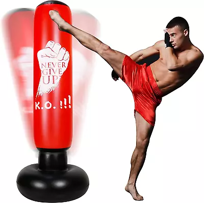 Punching Bag With Stand Adult - Free Standing Punching Bag For Adults - 63  Men  • $45.99