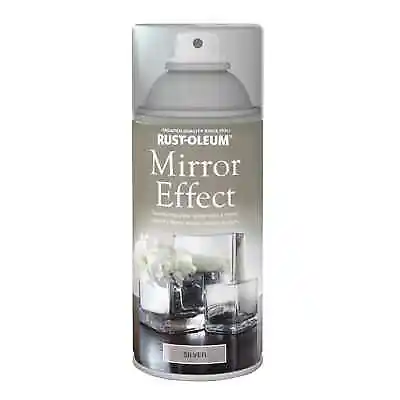 RustOleum Mirror Effect Silver Spray Paint Transform Clear Glass To Mirror 150ml • £12.95