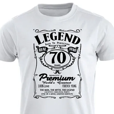 70th Birthday Gifts For Him Men 70 Years Funny T Shirt Mens Birthday TShirt Tee • £21.39