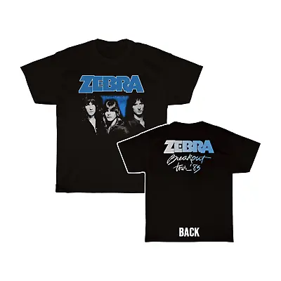 Zebra 1983 Music Tour T-Shirt Gift For Fans Shirt • $23.74