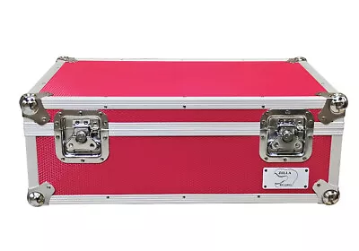 £93.49 • Buy Neo ZILLA LP500 7  Vinyl Record Box Storage Flight Case Aluminium - RED