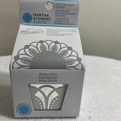 Martha Stewart Crafts Circle Edge Punch Cartridge  Flower Arches  Brand New  • $12.99