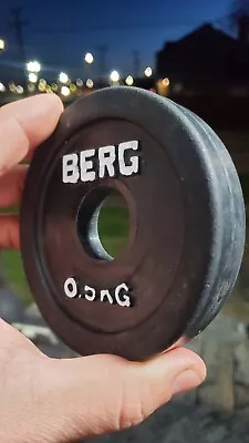 Berg Single Mini 0.5 Kg Standard Sized Plate Non Olympic Jackson York • $125