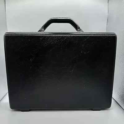 Vintage Samsonite Briefcase Black Accord Hard Shell Case Attache Combo Lock • $67.99