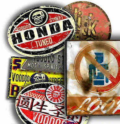 JDM HONDA KANJO STICKER PACK BY VOODOO STREET™waterproof Vinyl Quality NEW • $7.57