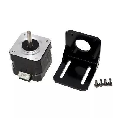 Portative 4- Nema17 Step Motor Stepper Motor & Mounting Bracket DIY • £25.79