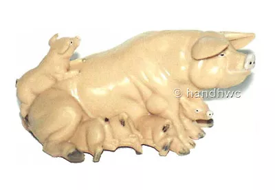 £6.84 • Buy AAA 97243 Sow Pig With Piglets Model Toy Hog Figurine Replica - NIP