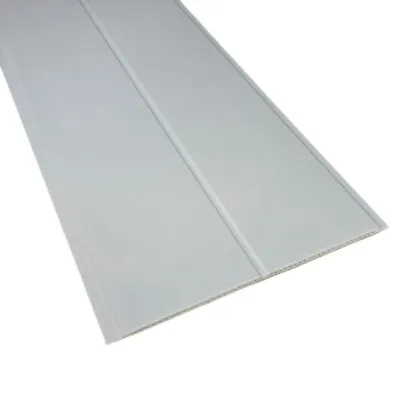 £0.99 • Buy Twin White V Groove Bathroom Cladding Ceiling Panels PVC Shower Wet Wall 5mm