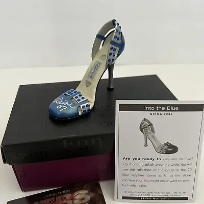 $34.98 • Buy Into The Blue SIGNED Just The Right Shoe By Raine Collectible Figurine 2006