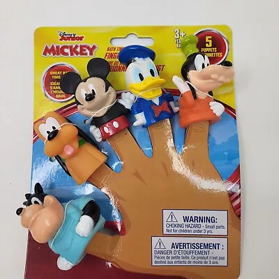 Disney Junior Mickey Bath Time Finger Puppets Educational Kid Child Toy Ages 3+ • $9.99