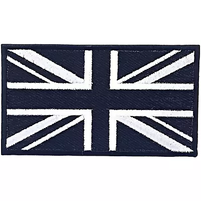 Great British Union Jack Flag Clothes Badge Iron On Sew On Embroidered Patch • £2.45