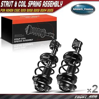2x Front Complete Strut & Coil Spring Assembly For Subaru Impreza 1993-2001 AWD • $159.99