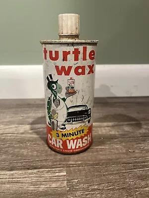 Vintage Turtle Wax Car Wash Can • $20