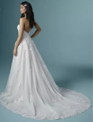 Kaysen Detachable Train By Maggie Sottero - TRAIN ONLY!!! BRAND NEW - NEVER WORN • $1000