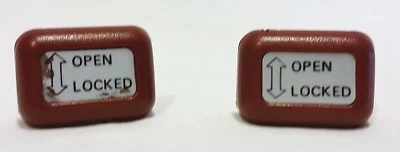 $30 • Buy Datsun 280-zx T-top Knob Roof Locks Release Button Red Oem 1978 - 1983