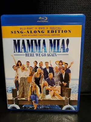 📀 Mamma Mia! Here We Go Again (Target Exclusive) (Blu-Ray + DVD) No Digital  • $7