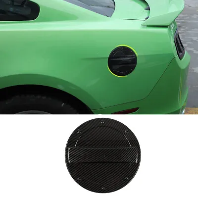 Filler Fuel Door Tank Gas Cap Cover Trim Bezel Fit Ford Mustang 2010-2014 Carbon • $18.99