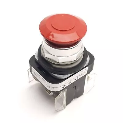 Allen Bradley 800T-FX6A5 E-Stop Pushbutton Switch Push-Pull Red Mushroom 2NCLB • $95