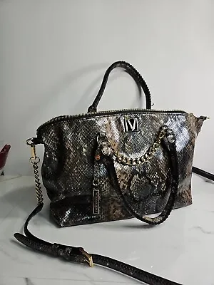 Victoria Secret Python Pattern Crossbody/top Handle Purse 13.5x8.5x5  • $18.70