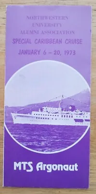 ARGONAUT (Epirotiki) Spring Mediterranean Cruise 1966 DECK PLAN ROOM PLANS • $24.99