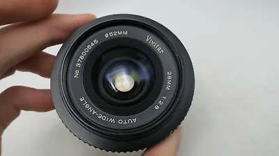 Vivitar 28mm F2.8 Auto Wide-Angle Nikon F TX Lens For SLR/Mirrorless Cameras • $18.92