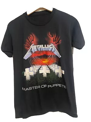 1986 Real Vintage Metallica Master Of Puppets Shirt Size S 80s Thrash • $30