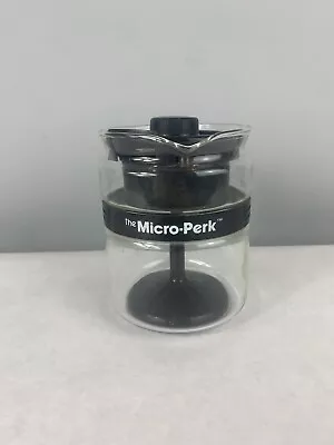 Gemco - The Micro-Perk C-32 Microwave Coffee Percolator 2-4 Cup - Black Used • $9.90