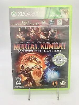 Mortal Kombat Komplete Edition (Microsoft Xbox 360 2012) No Manual Tested • $23.99