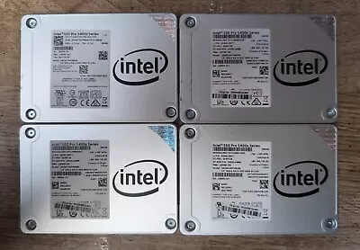 4 X Intel SSD Pro 5400s Series 2.5 6Gb/s SATA SSD 256GB SSDSC2KF256H6  • £50