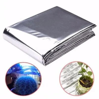 Reflective Mylar Sheeting Indoor Grow Room Lighting Reflector Sheet Hydroponics • £4.62