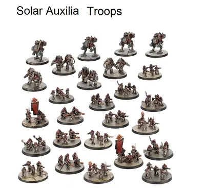 Warhammer Legions Imperialis: Solar Auxilia Infantry Horus Heresy Epic NO BOX • $34.95