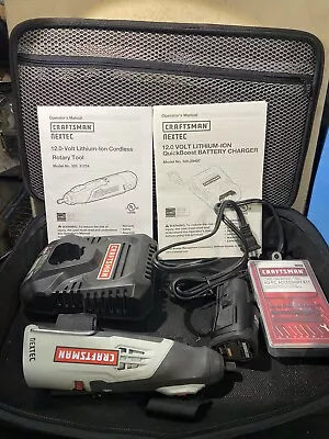 Craftsman 320.31224 Nextec 12V Lithium Rotary Tool W/ Accessories Rare Read • $210