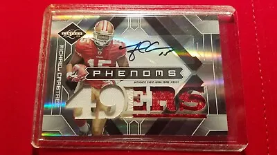 MICHAEL CRABTREE 2009 Panini Limited Patch Auto RPA RC /149 San Francisco 49ers • $100