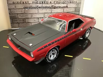 1:18 ERTL American Muscle 1970 Plymouth Cuda Red On Black MA# 777 • $99.99