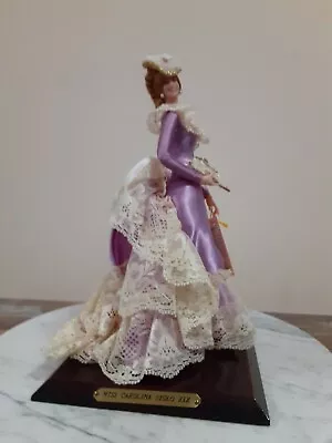 VTG  Seleccion Marin Chiclana Espana Doll Miss Carolina Siglo XIX With Wood Base • $120