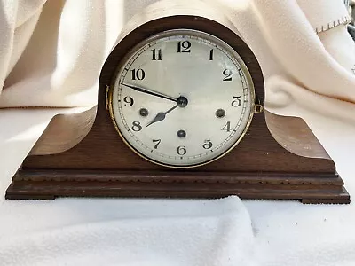 Vintage Wooden Oak Mantle Clock Chiming • £19.99