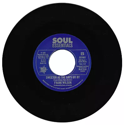 £12.99 • Buy Frank Wilson Do I Love You  Indeed I Do/ Sweeter As The Days Go By Northern Soul