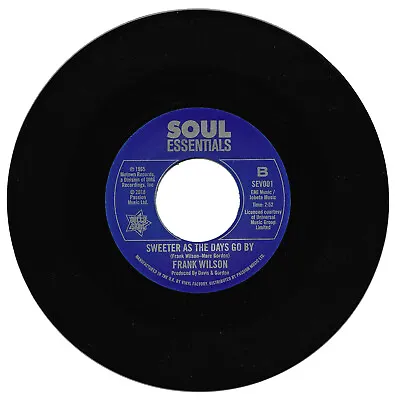 Frank Wilson Do I Love You / Sweeter As The Days Go By Northern Soul Listen • £12.99