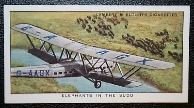 Imperial Airways  HP42  HANNIBAL  Nile Swamps   Vintage 1936 Card  WC02M • £4.99