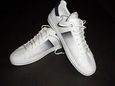 $19.99 • Buy Zara Mens Size 45 EUROPEAN White Leather Low Top Sneakers NEW