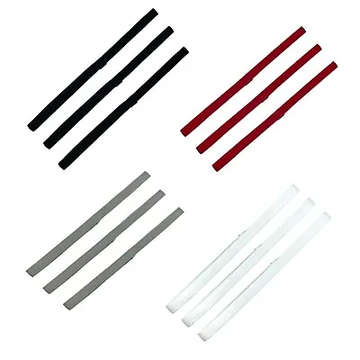 Non Slip Elastic Sport Headbands Pack Of 3 Slim Band Hairband For Women And Men • £3.95