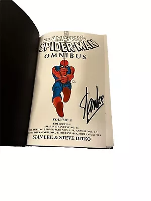 The Amazing Spider-Man Signed Stan Lee Omnibus #1 AMAZING FANTASY 15 Spiderman • $1000