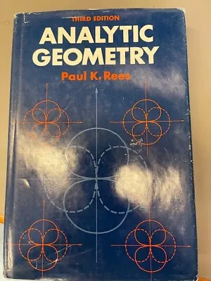 Analytic Geometry By Paul Klein Rees (Hardcover) • $10