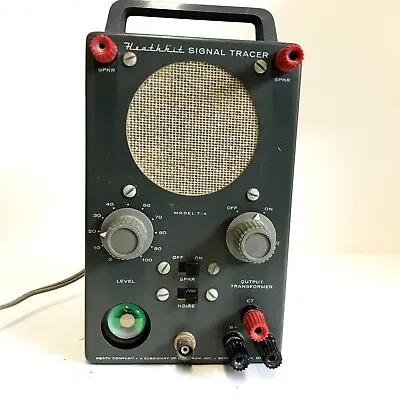 Vintage HEATHKIT Signal Tracer  Model T-4 Powers On • $245