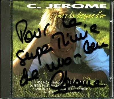 C.JERÔME Mes Dix Disques D'or Rare French CD Autographed • $21