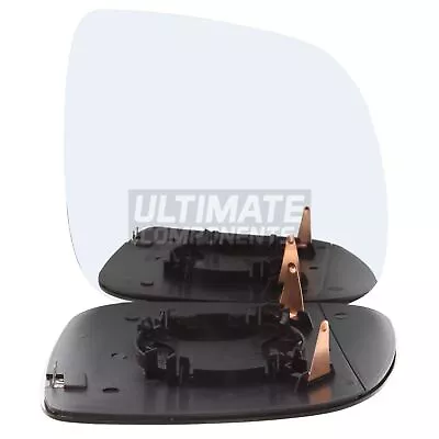 Wing Mirror Glass VW Transporter T5 Van 2010-2015 Aspherical Heated Drivers Side • $14.24