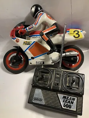 Vintage Motorcycle RC Radio Controlled Collectible Mean Lean 500 • $29.99